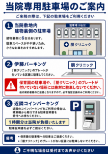 駐車場のご案内
